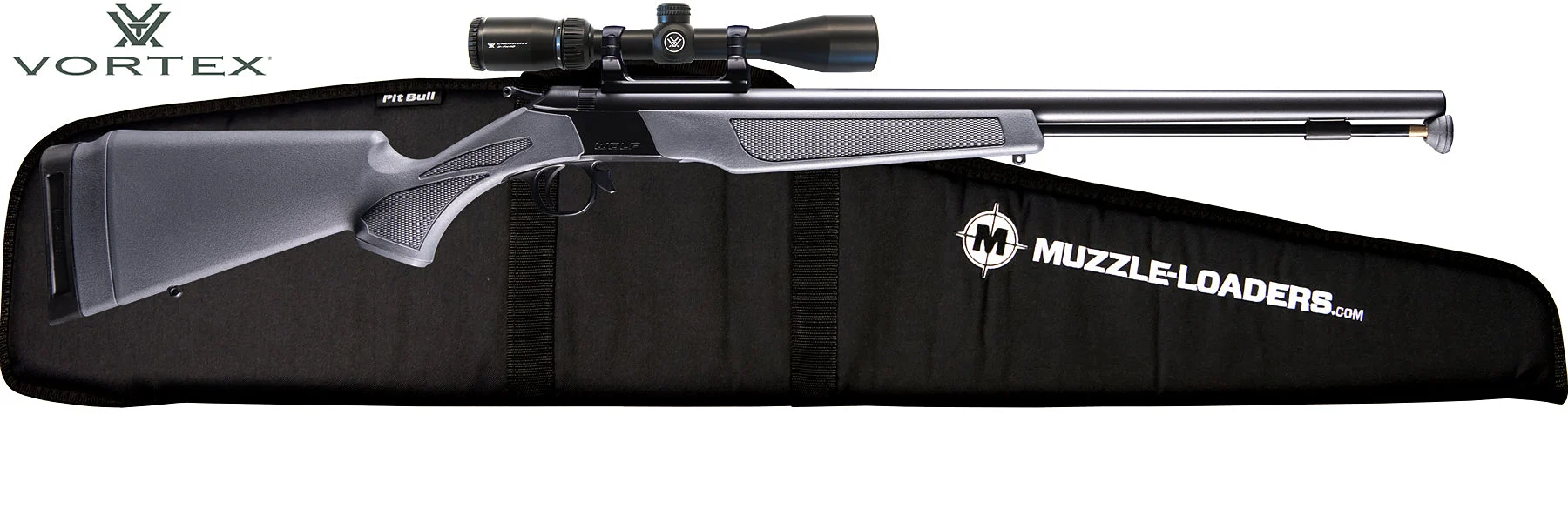 CVA Wolf Muzzleloader - 3-9x40mm Vortex™ Crossfire Scope Combo - PR2119VSC