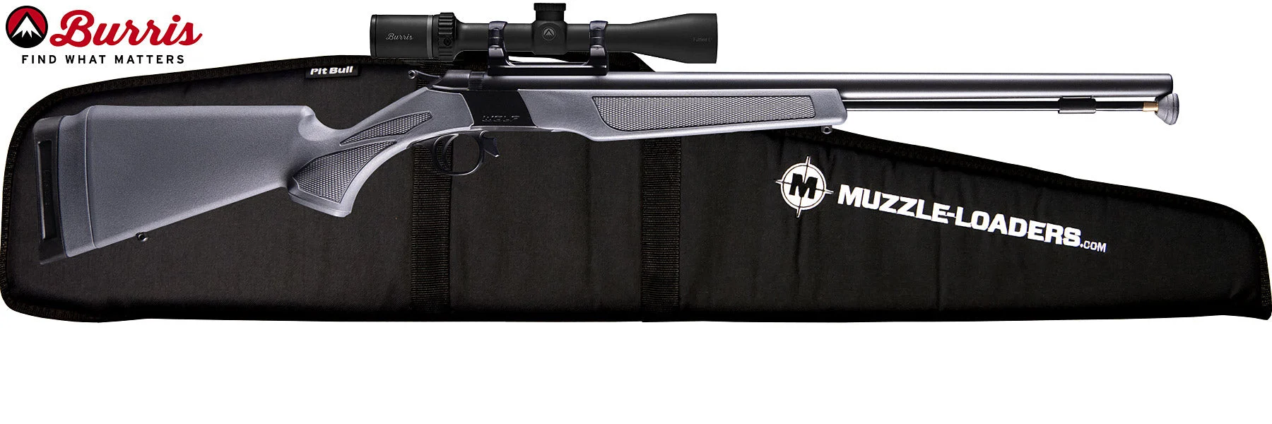 CVA Wolf Muzzleloader Scope Combo - 3-9x40mm Burris™ Fullfield E1 - PR2119BFC