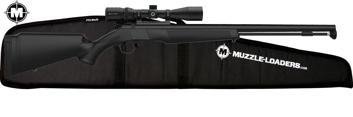 CVA Wolf™ Muzzleloader Scope Combo - .50 Cal Blued Steel & Black - PR2113MZ