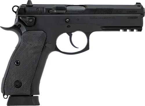 CZ 75 SP-01 Tactical 9mm, 4.6" Barrel, Black, Picatinny Rail, 10rd