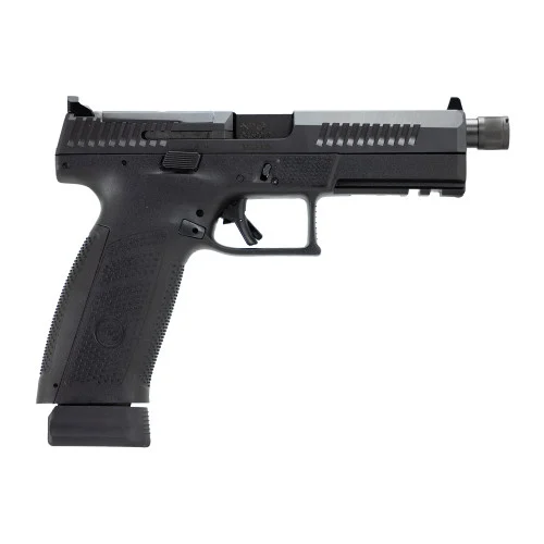 CZ P-10 FS 9mm, 5.1" Barrel, Black, Optics-Ready, 21rd