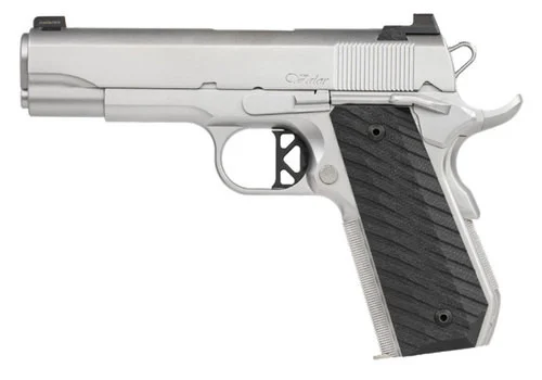 Dan Wesson V-Bob .45 ACP, 4.25" Barrel, Tritium Front, Serrated Rear, Stainless, 8rd