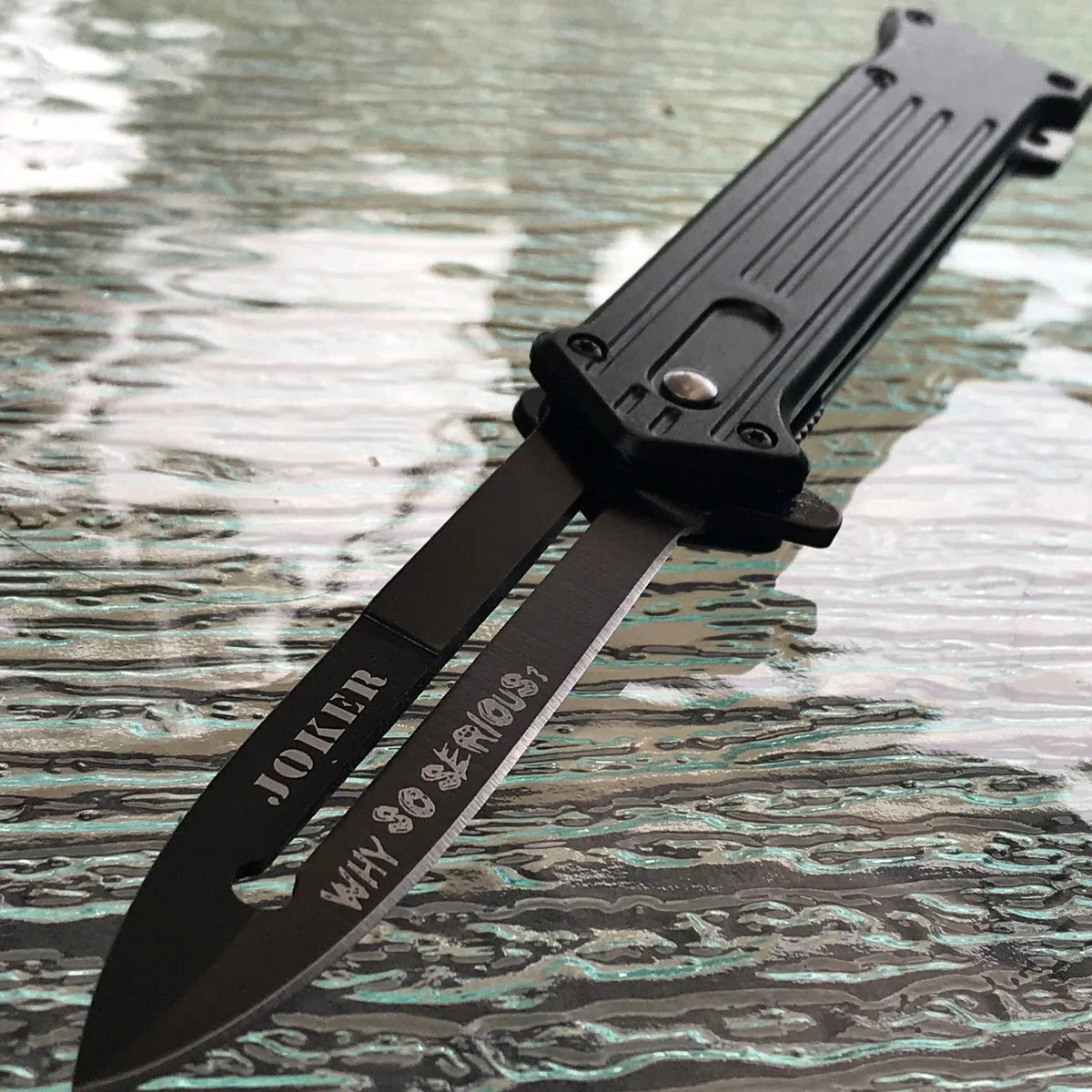 The Dark Knight Joker Knife “Why So Serious”