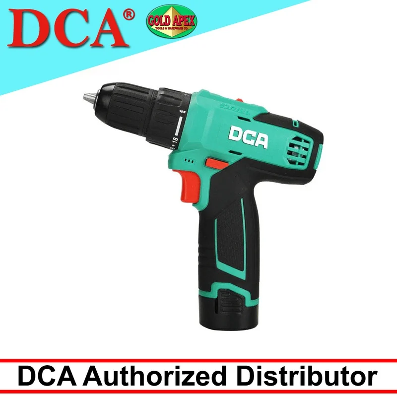 DCA ADJZ1202-E 12V Cordless Drill / Driver 10mm [Kit]