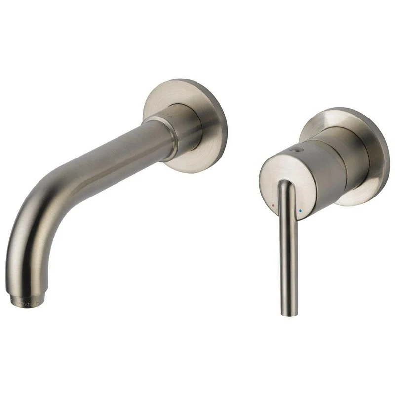 Delta Faucet Trinsic Single Handle Wall Mount Bathroom Sink Faucet in Brilliance Champagne Bronze | Ferguson