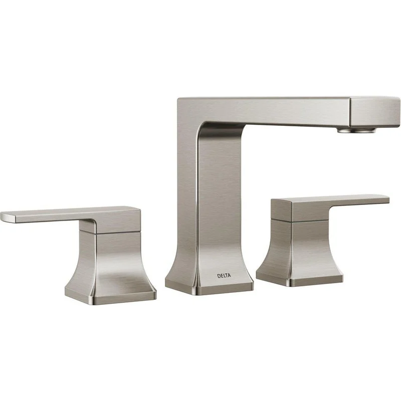 Delta Faucet Velum Two Handle Roman Tub Faucet in Stainless (Trim Only) | Ferguson