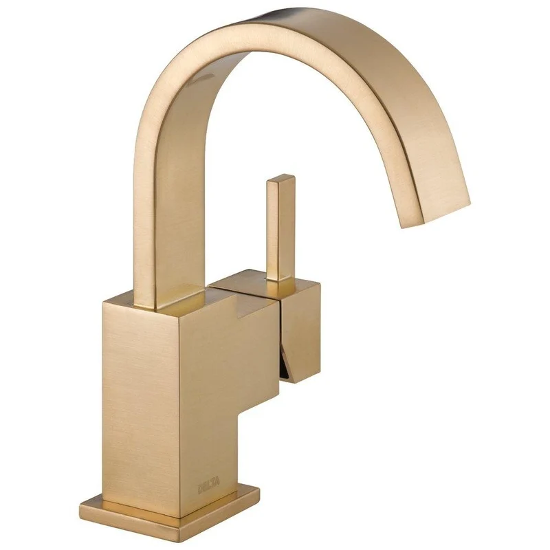 Delta Faucet Vero Single Handle Centerset Bathroom Sink Faucet in Brilliance Champagne Bronze | Ferguson