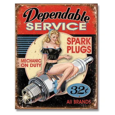 Dependable Service Tin Sign SG1991