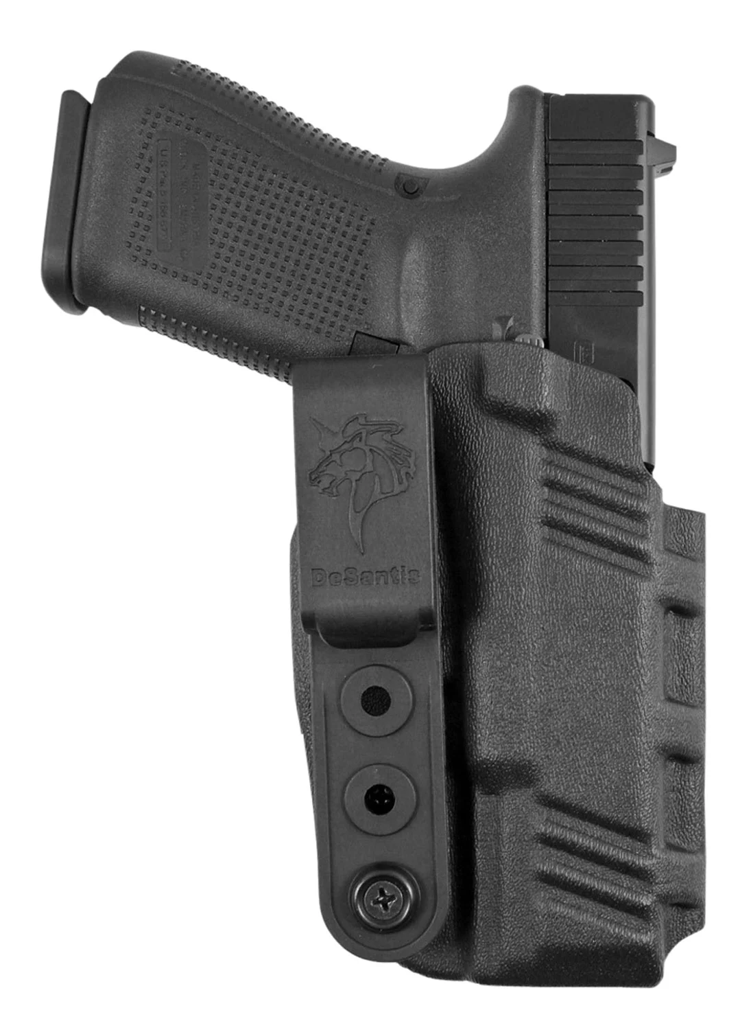 DeSantis Gunhide 137KJ5OZ0 Slim-TukIWB Kydex Belt Clip Compatible w/ Sig P365/P365 w/Foxtrot365/P365 w/Lima365 Belt 1.75″ Wide Ambidextrous