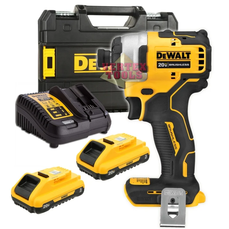 Dewalt DCF809L2 20V Cordless Brushless Impact Driver 1/4″ Hex [Set]