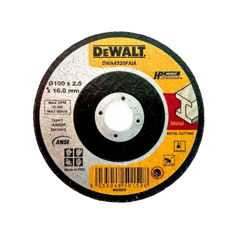 Dewalt DWA4520FAIA Cut Off Wheel 4″ for Metal