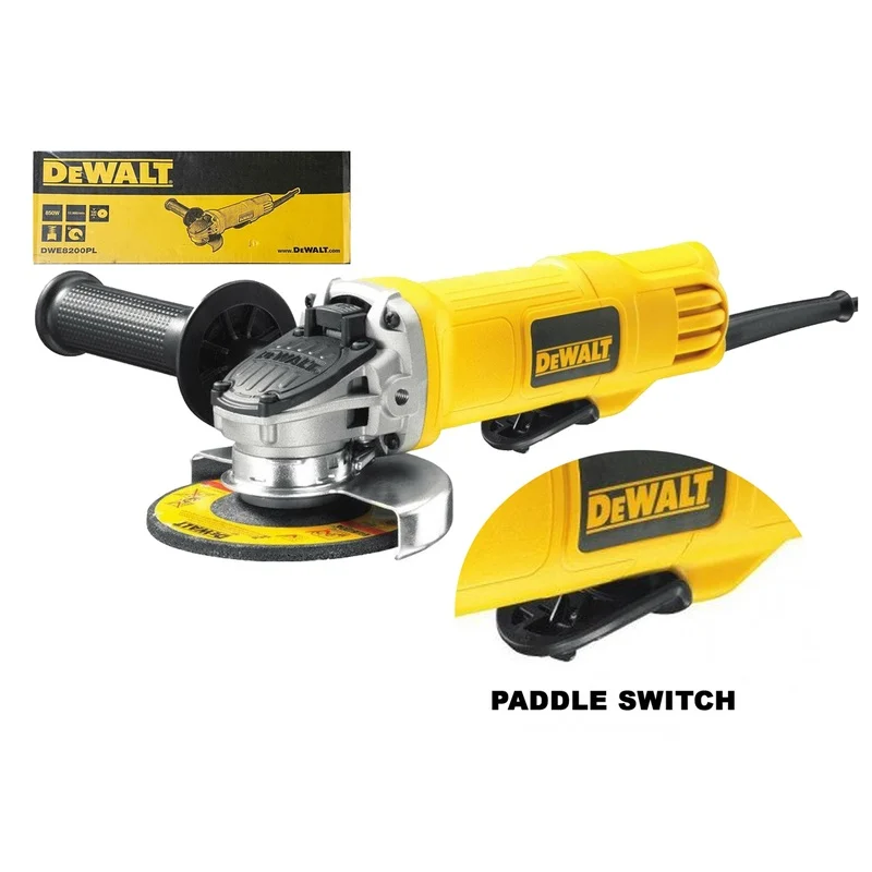 Dewalt DWE8200PL Angle Grinder 4″ 850W (Paddle Switch)