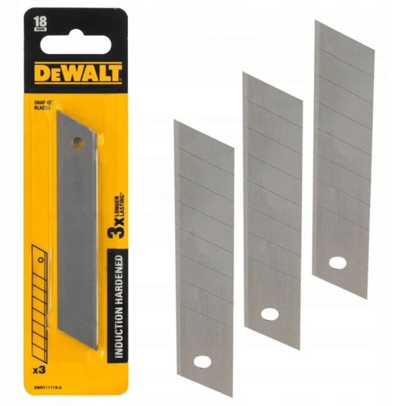Dewalt DWHT11719-0 3Pcs Snap-Off Blades 18mm