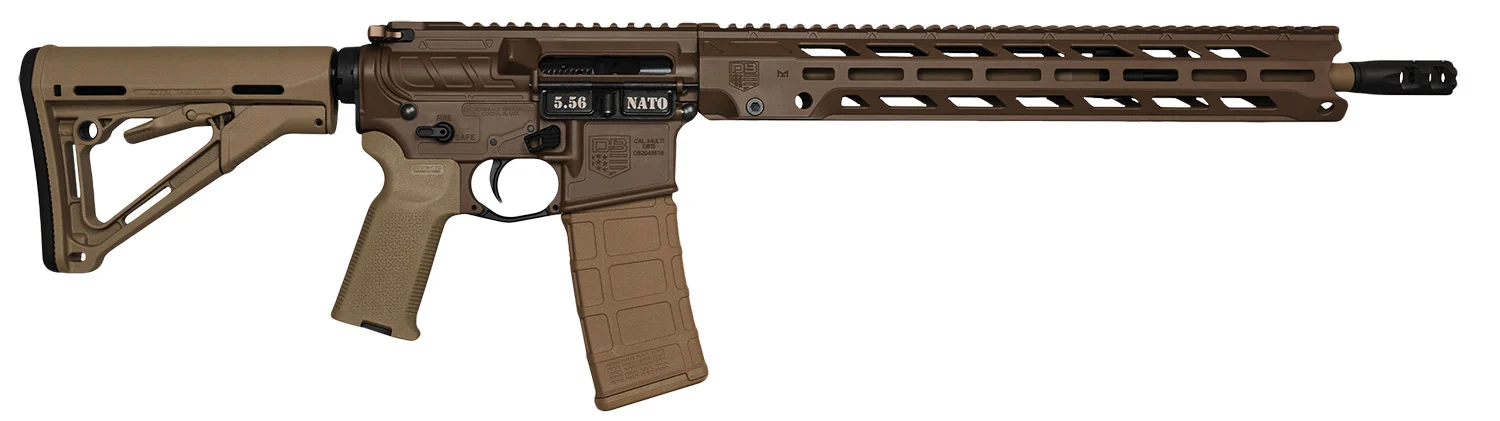 Diamondback DB15 5.56 NATO 16″ Black Nitride with Flat Dark Earth Cerakote