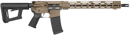 Diamondback DB15 Carbon Series 5.56mm 30rd,16" Black Nitride Threaded Barrel, Flat Dark Earth Cerakote Picatinny Rail Aluminum Receiver, Adjustable Black Stock, Magpul MOE Grip