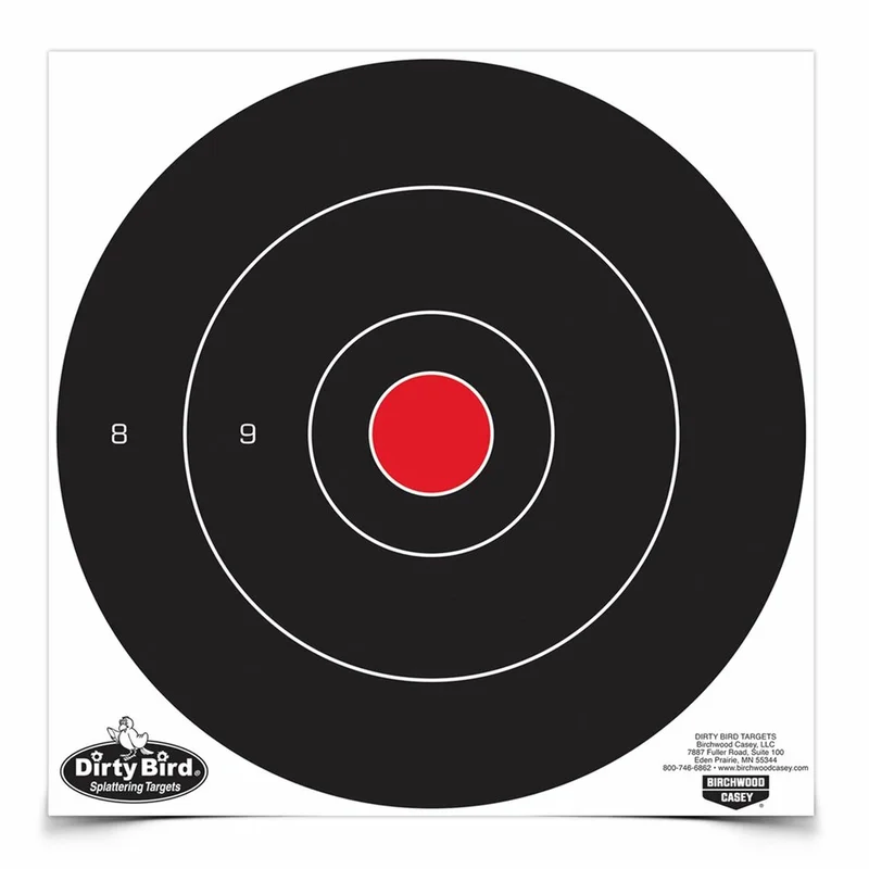 Dirty Bird 12″ Bull’s-Eye, 12 Targets (35012)(BRC-TR-021)