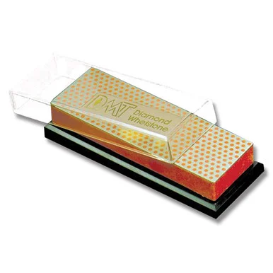 DMT 6" Bench Model Diamond Whetstone with Plastic Case Fine 600 Grit Red W6FP