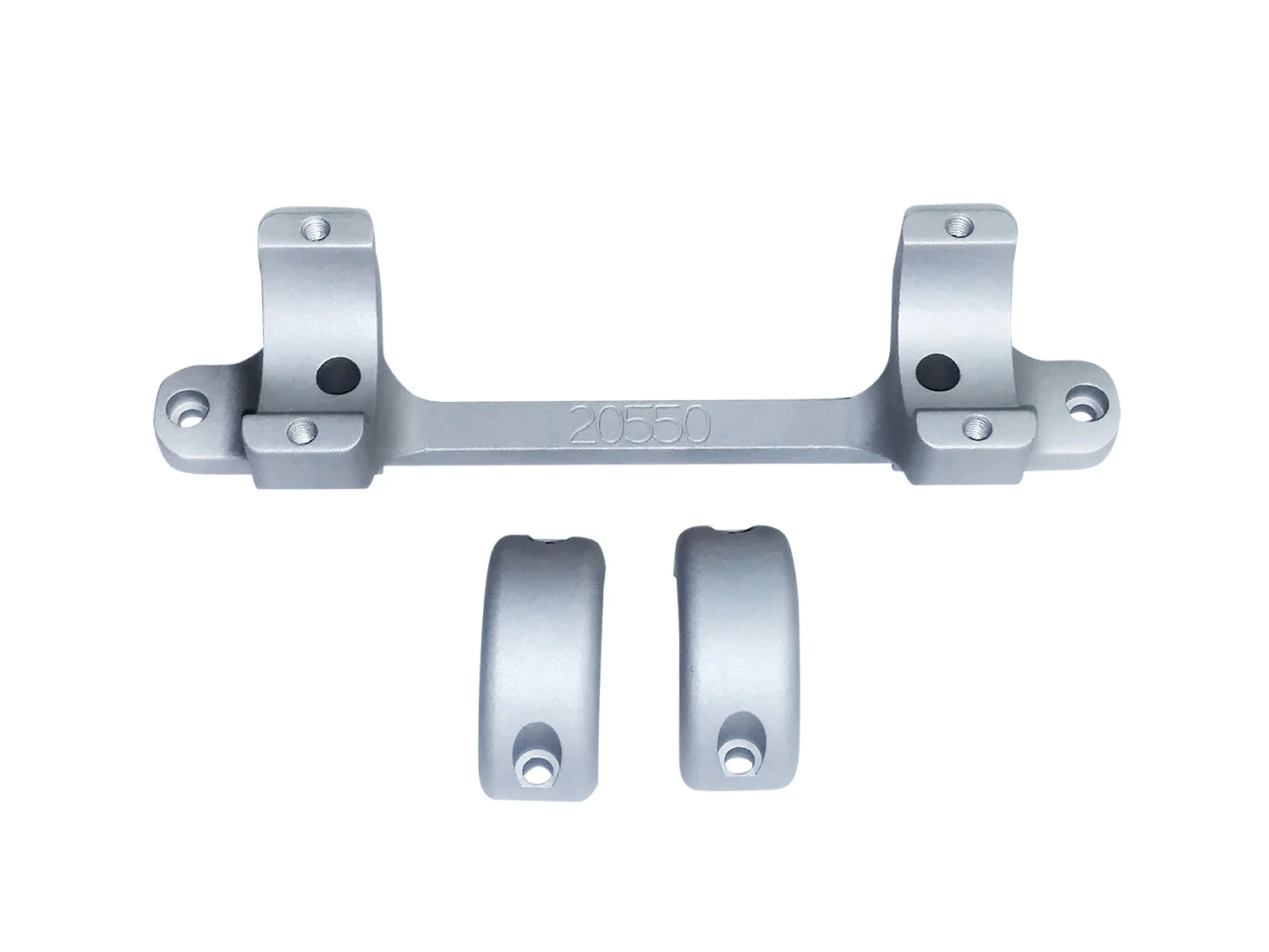 DNZ 20550S Game Reaper-Tikka Scope Mount/Ring Combo Silver 1″