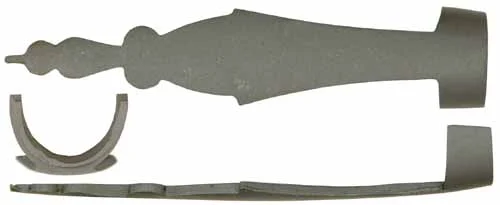 Double Shotgun Ramrod Entry Pipe,for for 3/8" ramrodwax cast iron