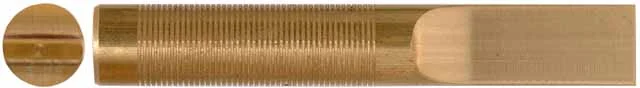 Drift Punch,knurled brass,for wedge keys and sights.