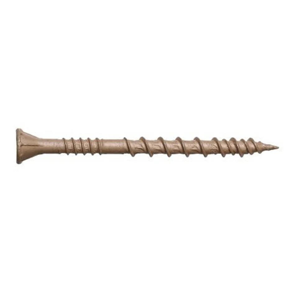 Simpson Strong-Tie DSVT3MB #10×3 Star Drive Ribbed Flat Head Quik Guard Coating Steel Construction Screws, 1,750/Box