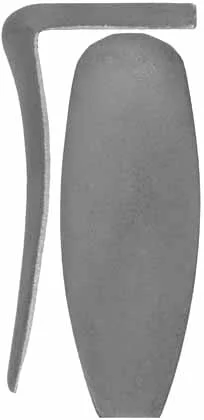 Early Wide Buttplate, sand cast nickel silverOverall length 4-5/8", width 1-5/8", comb 2-5/16"