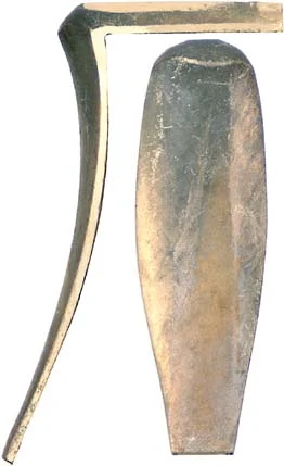 Early Wide Buttplate, sand cast nickel silverOverall length 5-1/4", width 1-5/8", comb 2-1/4"