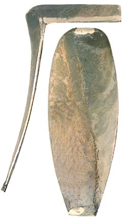 Early Wide Buttplate, sand cast nickel silverOverall length 5-3/8", width 1-15/16", comb 2-5/8"