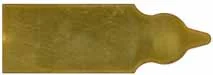 Early Wide Toeplate, brass