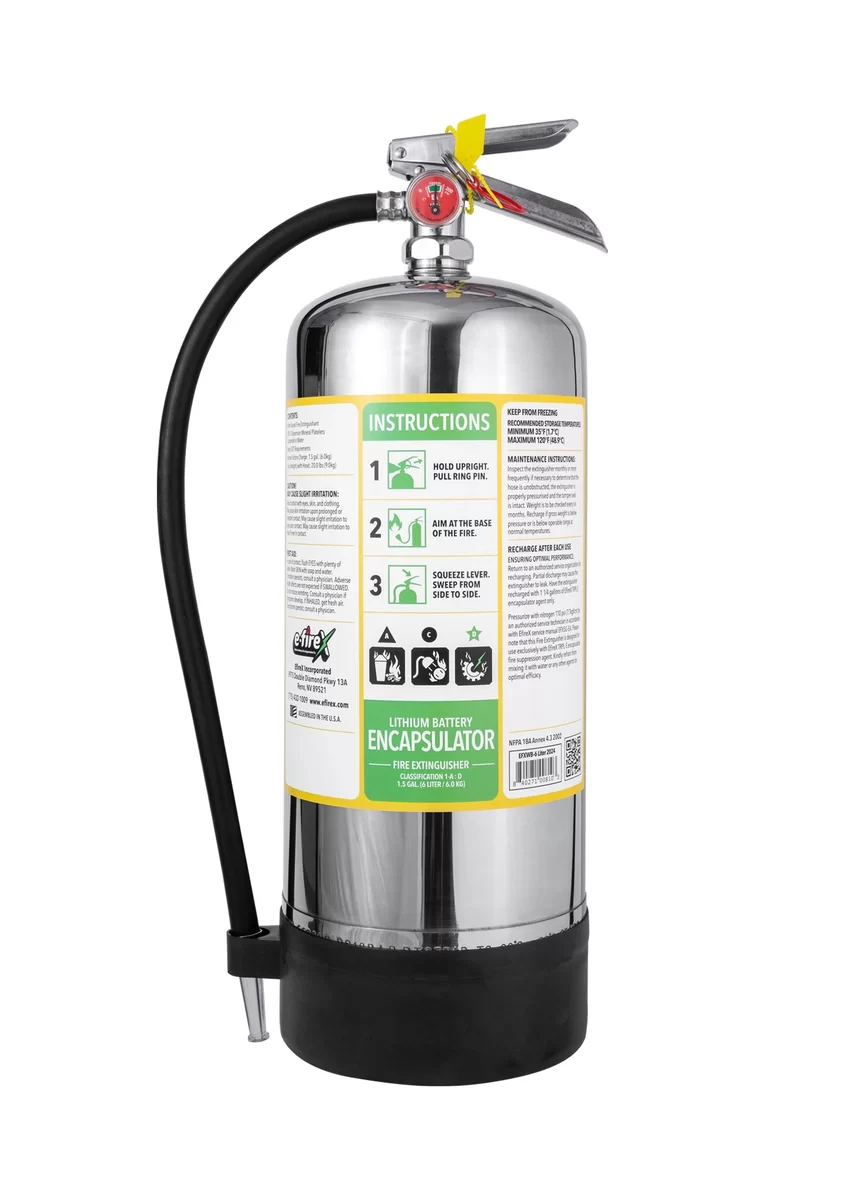EFireX 6 Liter Refillable Extinguisher