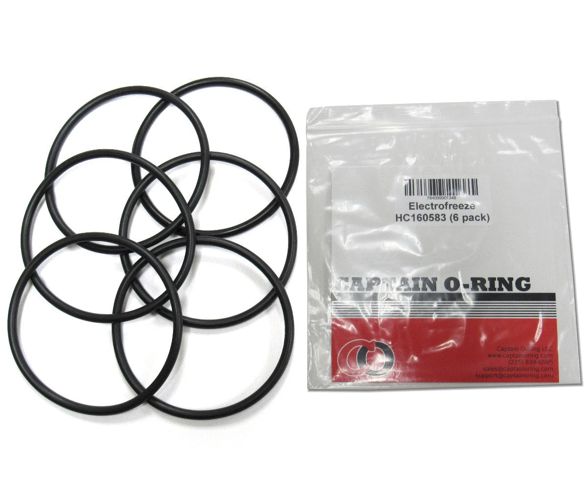 Electro Freeze HC160583 / 160583 / HC159309 O-Rings (6 Pack)