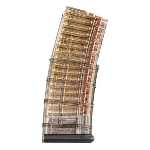 Elite Tactical AR-15 Magazine, 223 Rem/5.56mm, 30rd, Smoke Gray, Gen 2