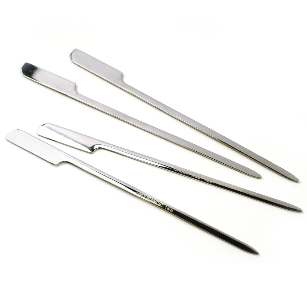 Endurance Stainless Steel 4-Piece Cocktail Pick Set with Custom Engraving