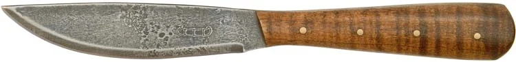 English Roach Belly Knife,4" blade,replica 1750 - 1790 era Trade Knife,made in the U.S.A.