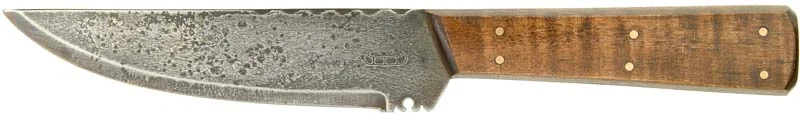 English Trade Knife with Piercing,5-1/4" blade, replica 1750 - 1790 era Trade Knife,made in the U. S. A.