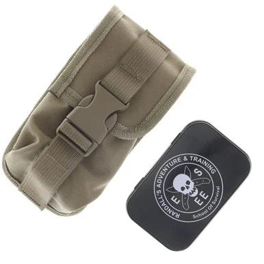ESEE Khaki Nylon Accessory Pouch ESEE52PCHKL
