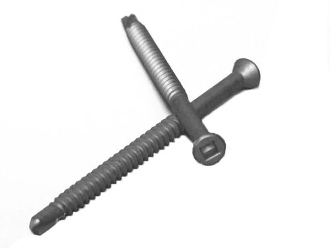 Simpson Strong-Tie F07T162TDC #7×1-5/8 Square Drive Trim Head 410 Stainless Steel Construction Screws, 100/Box