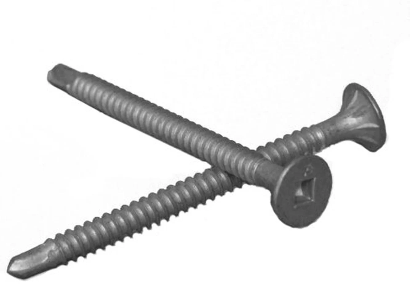 Simpson Strong-Tie F08T162WDC #8×1-5/8 Square Drive Wafer Head 410 Stainless Steel Construction Screws, 100/Box