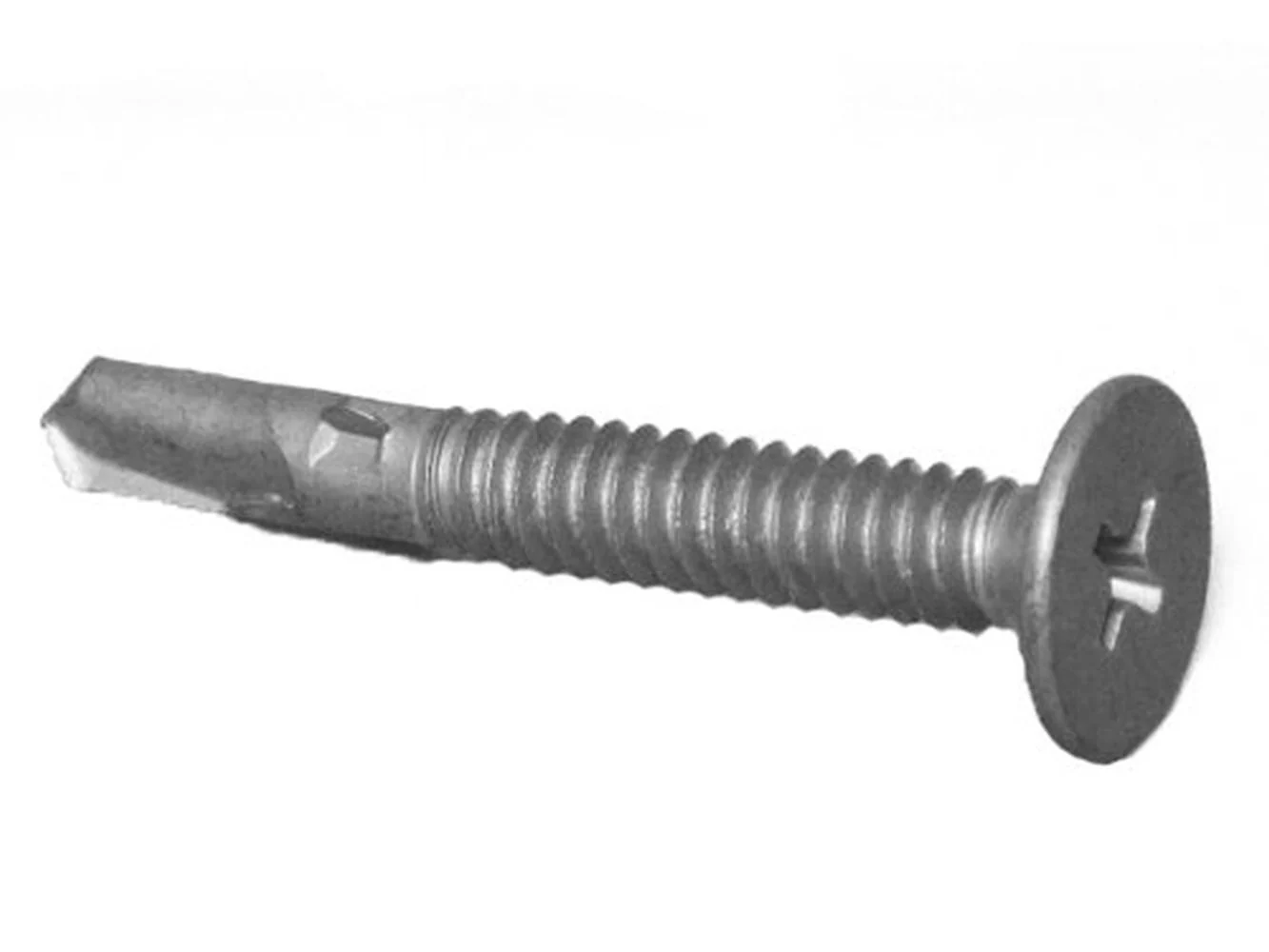 Simpson Strong-Tie F10C144WDC #10×1-7/16 Phillips Drive Wafer Head 410 Stainless Steel Construction Screws, 100/Box