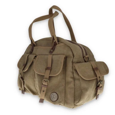 Fabigun Conceal Carry Duffel Bag Canvas Khaki SM3976
