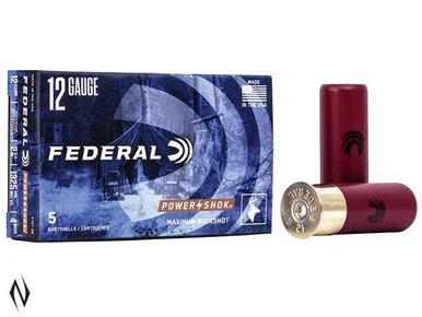 FEDERAL 12G 4 BUCK 27 PELLET 1325 FPS