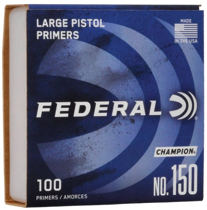 FEDERAL .150 LARGE PISTOL PRIMERS 1,000/BOX