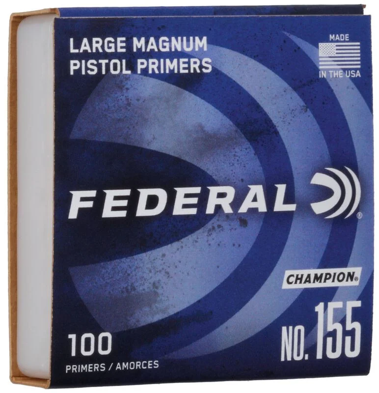 FEDERAL .155 LARGE PISTOL MAGNUM PRIMERS 1,000/BOX