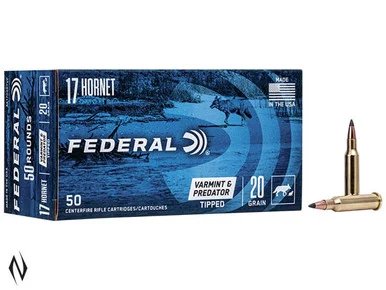 FEDERAL 17 HORNET 20GR TIPPED VARMINT AMERICAN EAGLE