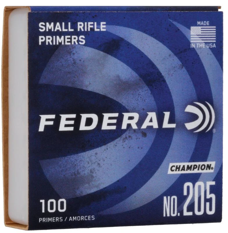 FEDERAL .205 SMALL RIFLE PRIMERS 1,000/BOX