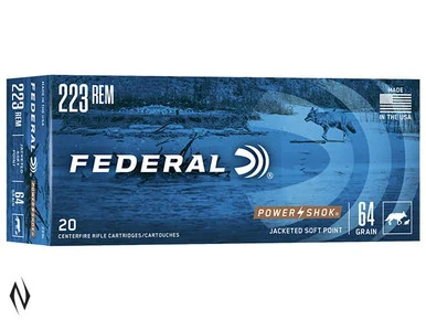 FEDERAL 223 REM 64GR JSP POWER-SHOK