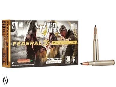 FEDERAL 270 WIN 130GR TROPHY COPPER VITAL-SHOK