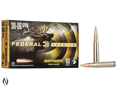 FEDERAL 30-06 SPR 168GR BERGER HUNTER