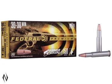 FEDERAL 30-30 WIN 150GR FN HAMMER DOWN
