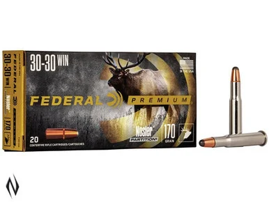 FEDERAL 30-30 WIN 170GR PARTITION VITAL-SHOK XXXX